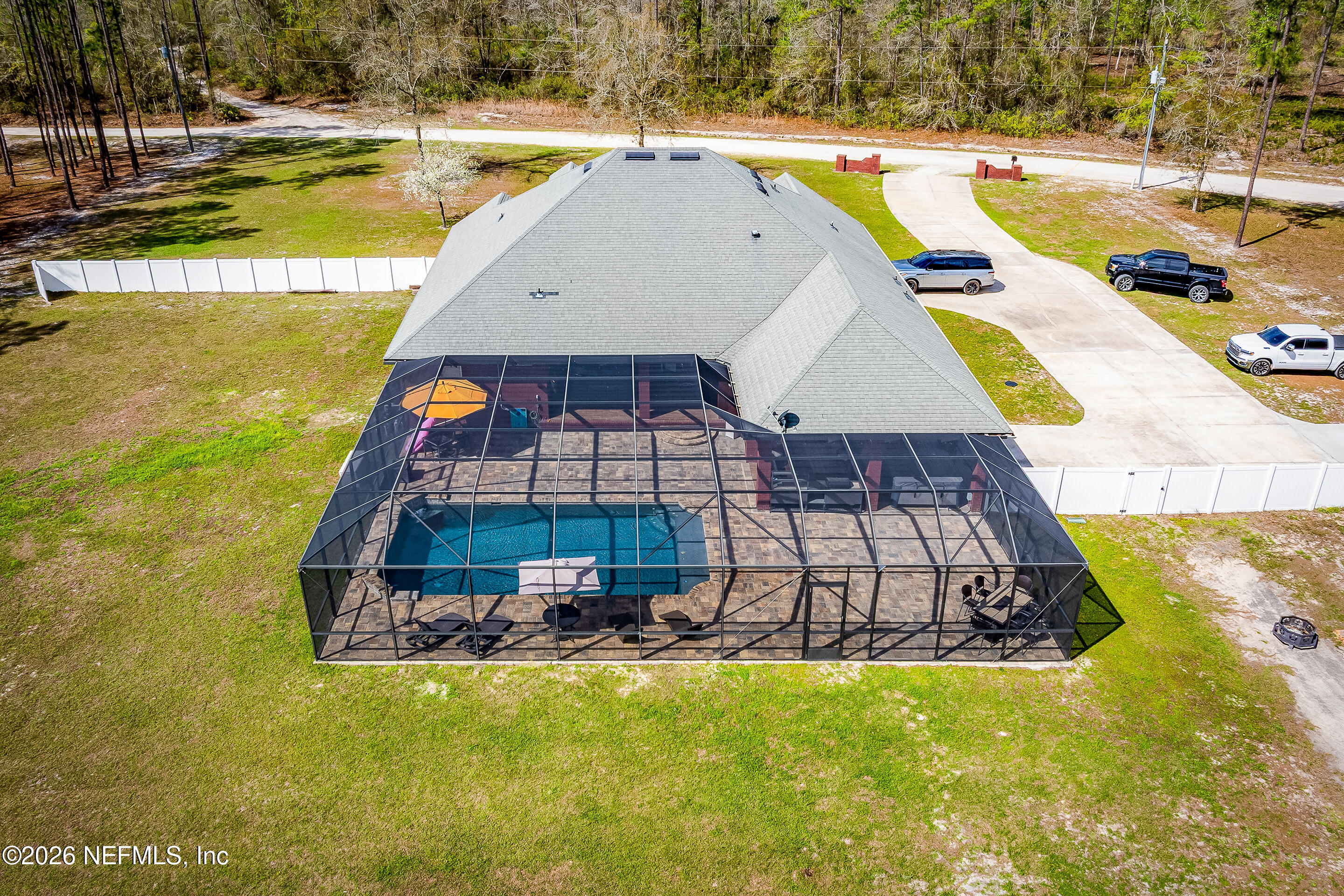 3795 Raintree Drive Macclenny, FL 32063 - Photo 34 of 40 swimming pool view with a outdoor seating space