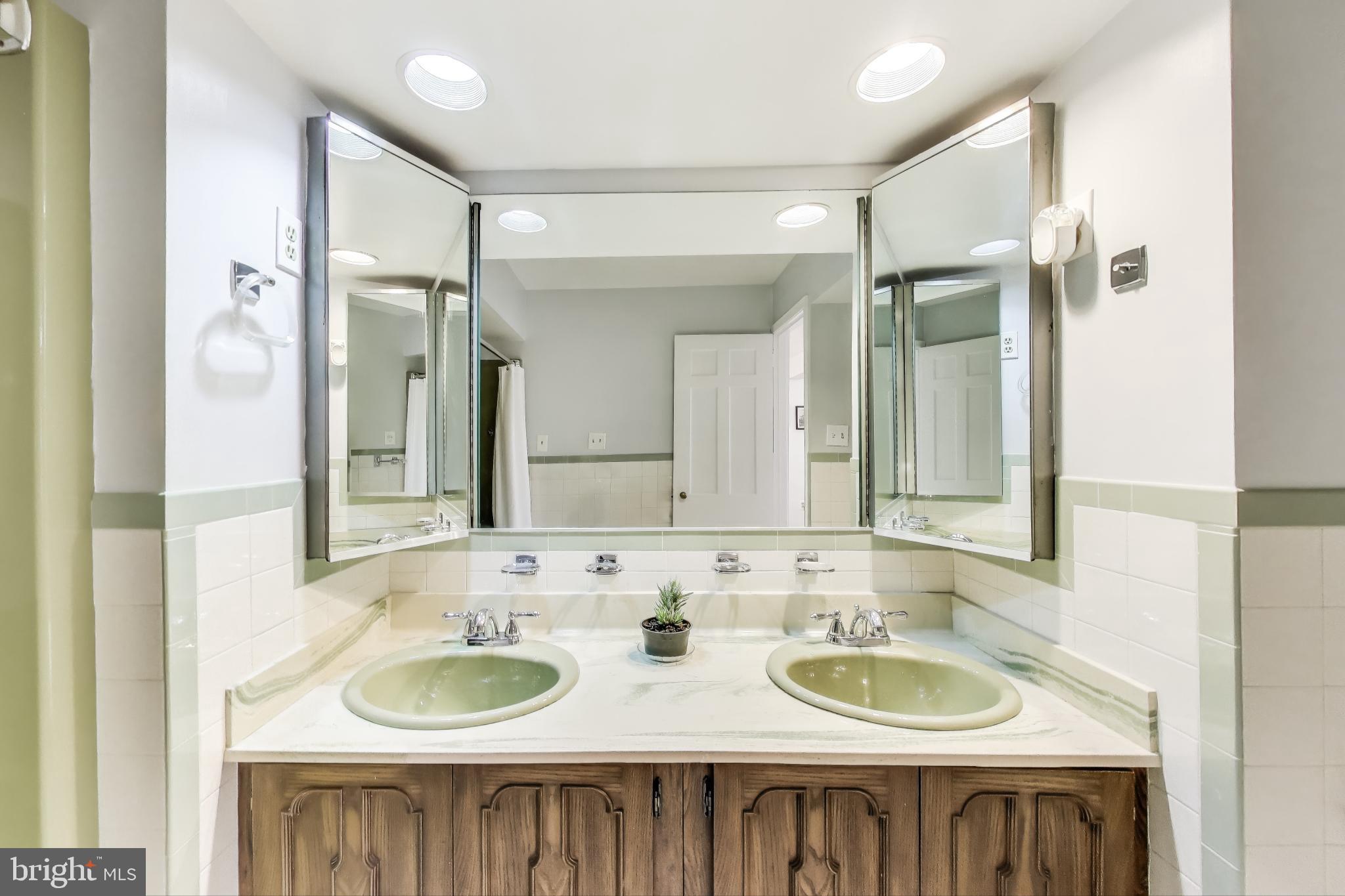 805 Islington Street Silver Spring, MD 20910 - Photo 20 of 50 a bathroom with a sink and a mirror