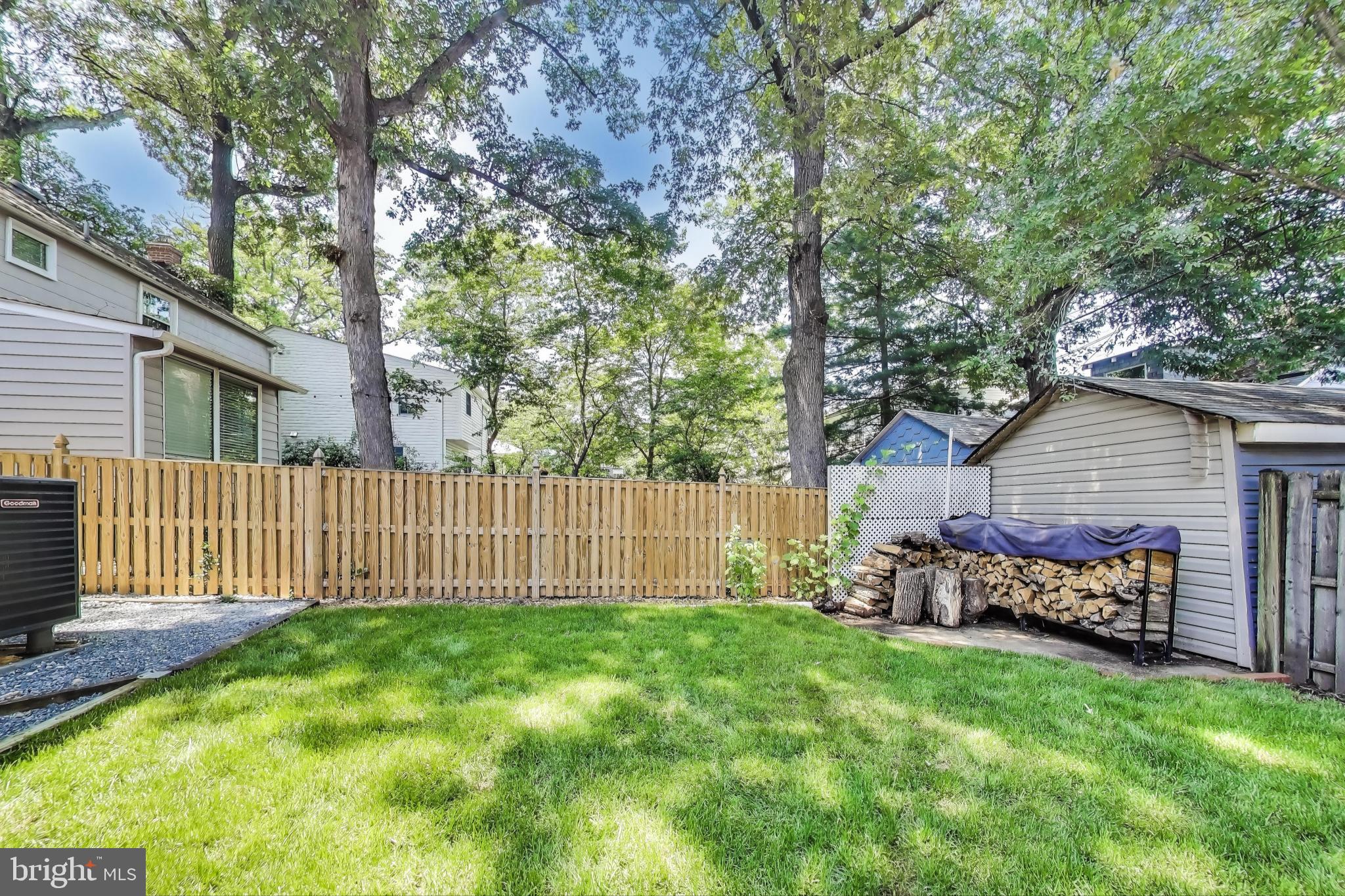 805 Islington Street Silver Spring, MD 20910 - Photo 46 of 50 a view of a backyard with a garden
