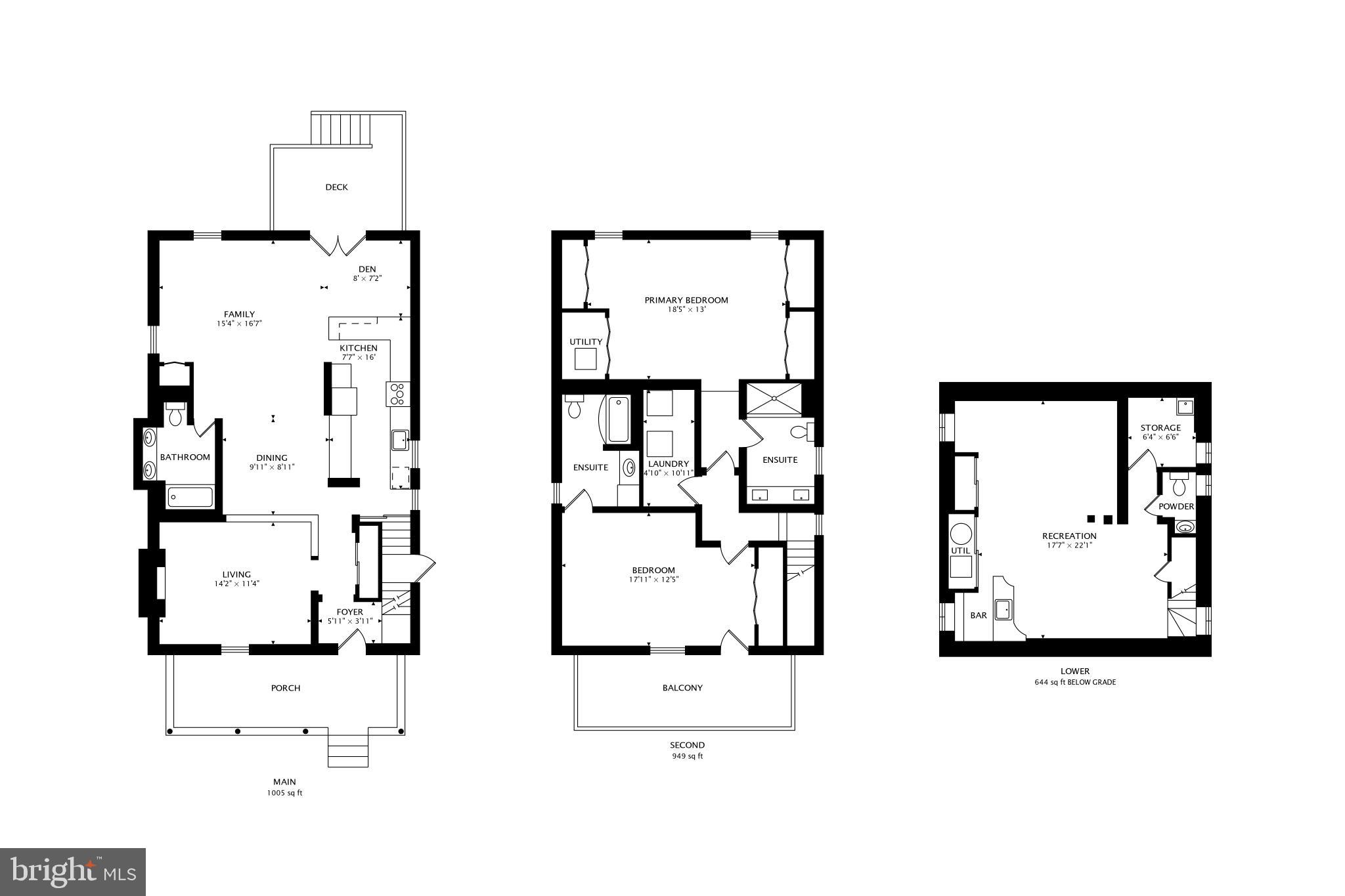 805 Islington Street Silver Spring, MD 20910 - Photo 47 of 50 a picture of a floor plan