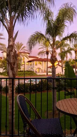 a view of a balcony