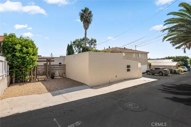 a view of a house with a outdoor space