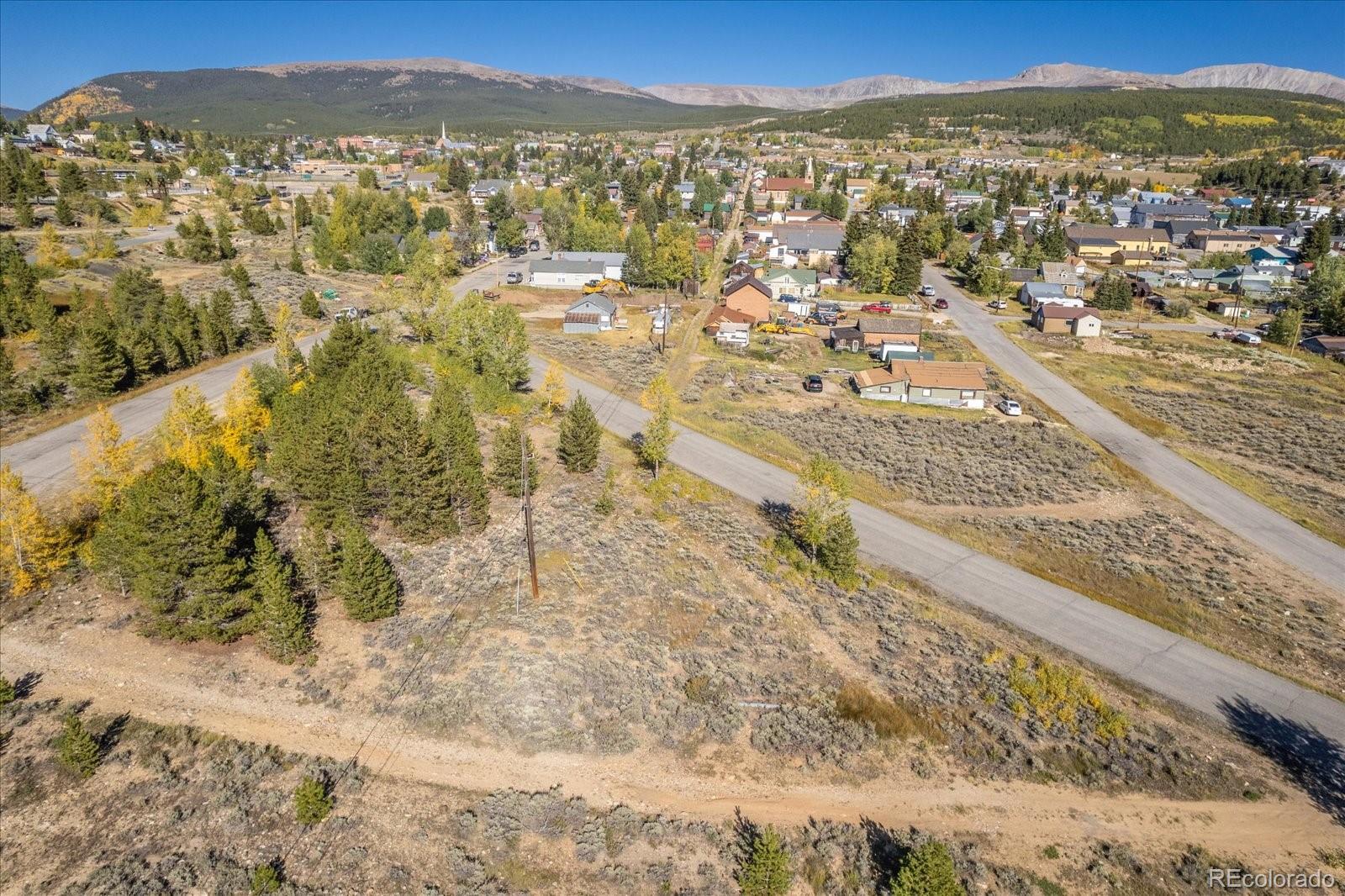 Tbd Leadville, CO 80461 - Photo 8 of 25 a view of a city with mountains in the background