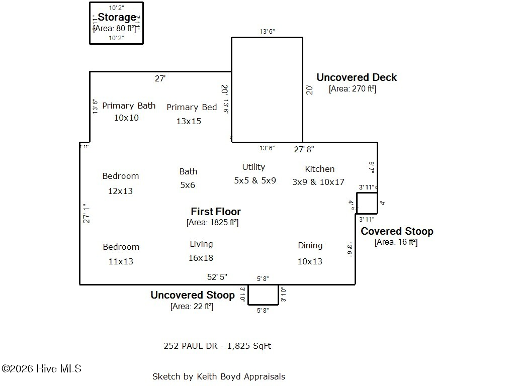 252 Riverbluff Road Trenton, NC 28585 - Photo 5 of 5 SKETCH