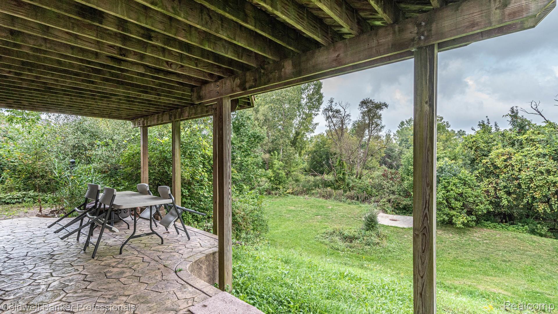 83 Eagle Ridge Road Lake Orion, MI 48360 - Photo 36 of 43 Patio Overlooking Natures Finest