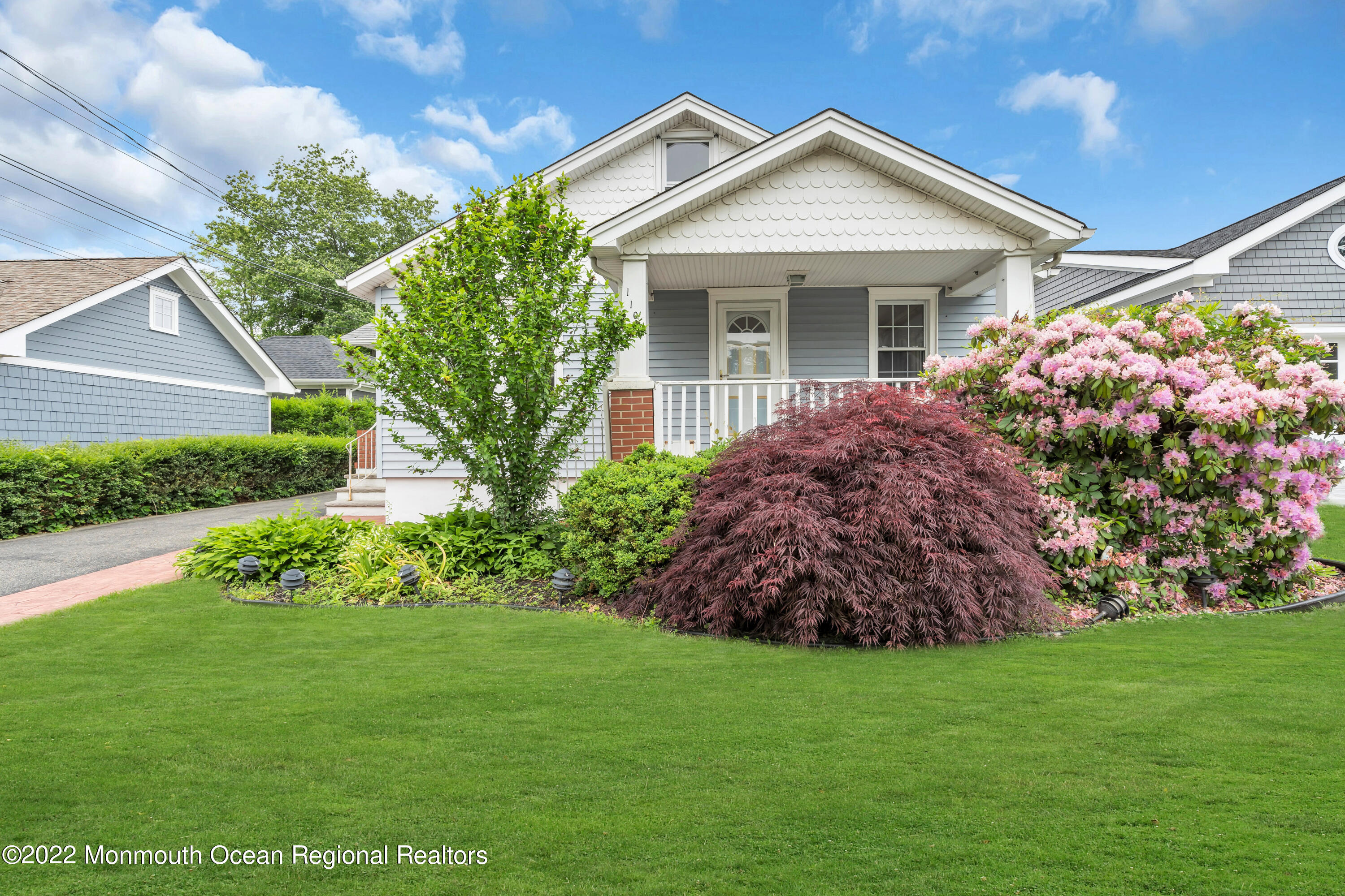a view of a house with garden