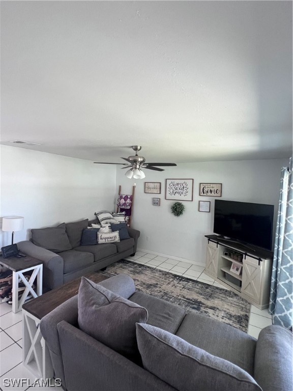 4020 Rainbow Circle LaBelle, FL 33935 - Photo 14 of 30 a living room with furniture and a flat screen tv