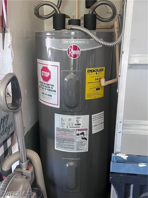 4020 Rainbow Circle LaBelle, FL 33935 - Photo 25 of 30 a view of water heater room