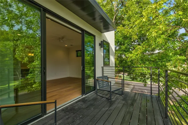 a view of outdoor space and deck