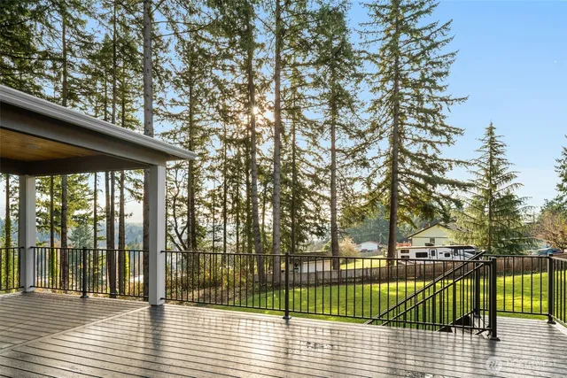 a view of a house with wooden floor