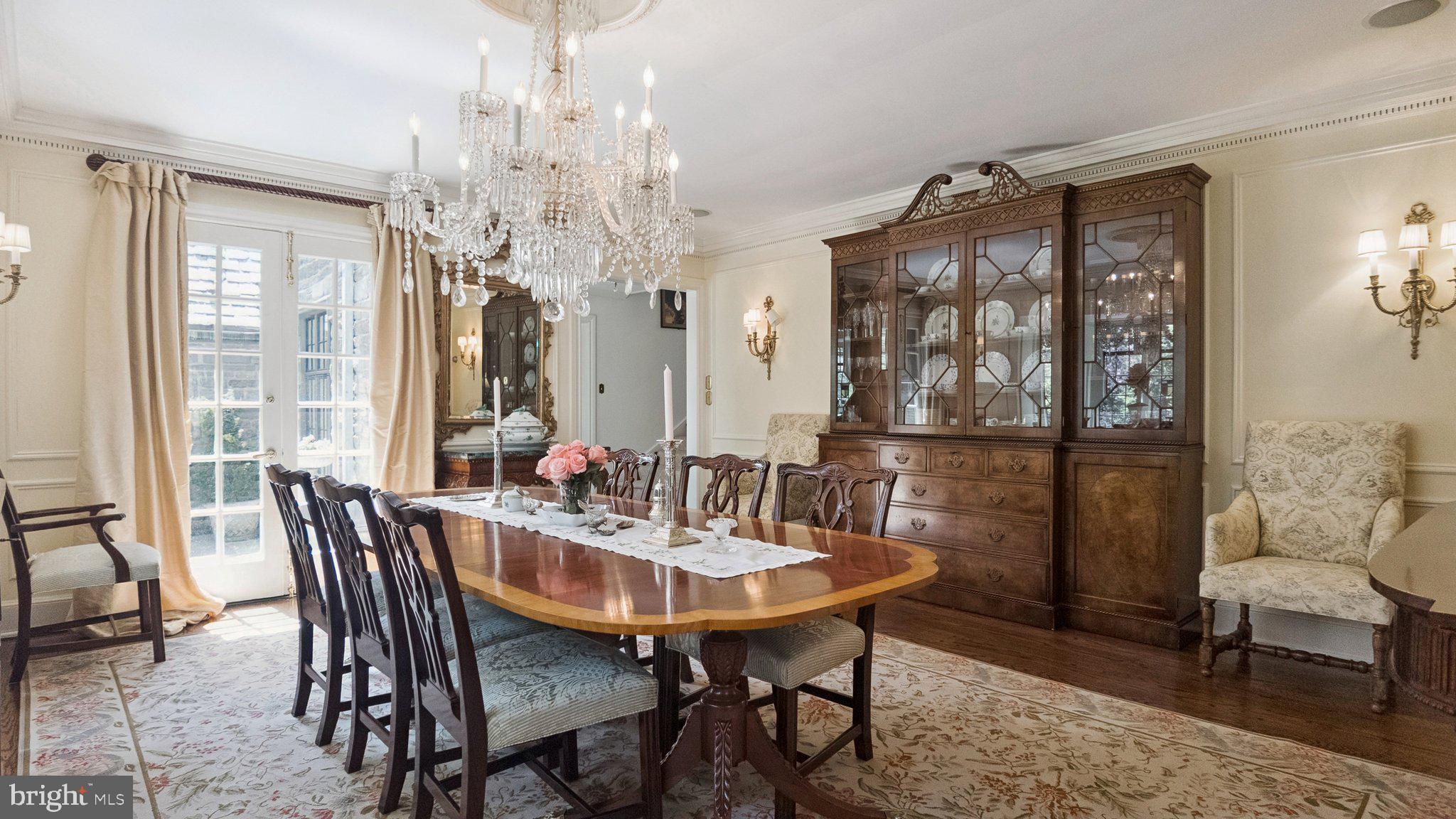 517 Fishers Road Bryn Mawr, PA 19010 - Photo 13 of 70 a view of a dining room with furniture window and outside view
