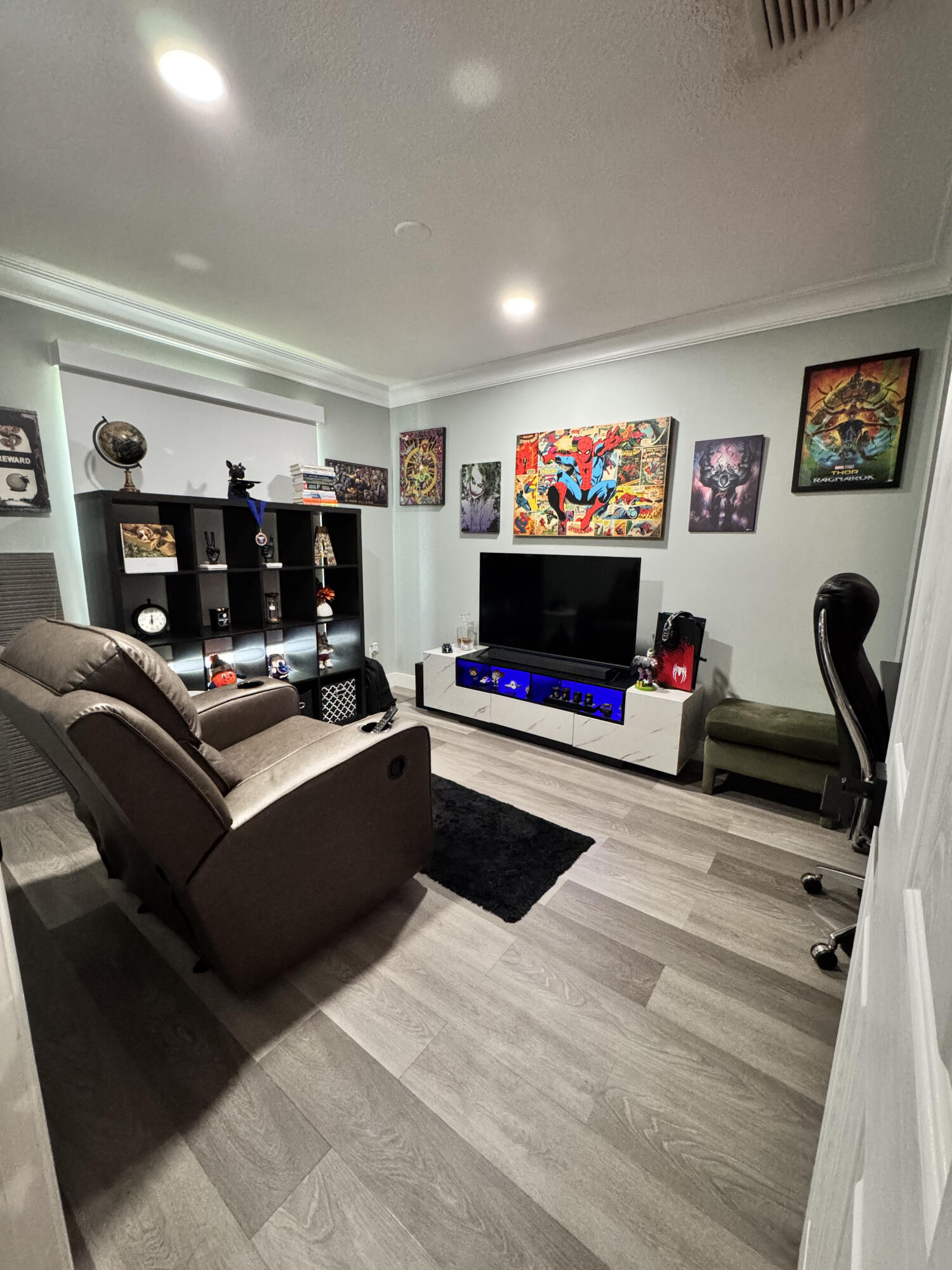 18038 Rhumba Way Boca Raton, FL 33496 - Photo 29 of 39 a living room with furniture and a flat screen tv