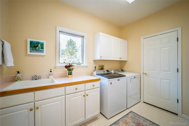 a view of a hallway with workspace