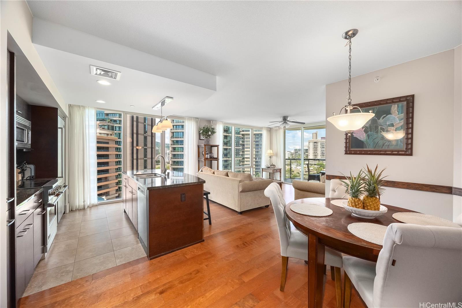 1837 Kalakaua Avenue, Unit 1004 Honolulu, HI 96815 - Photo 6 of 19 Kitchen / Dining area