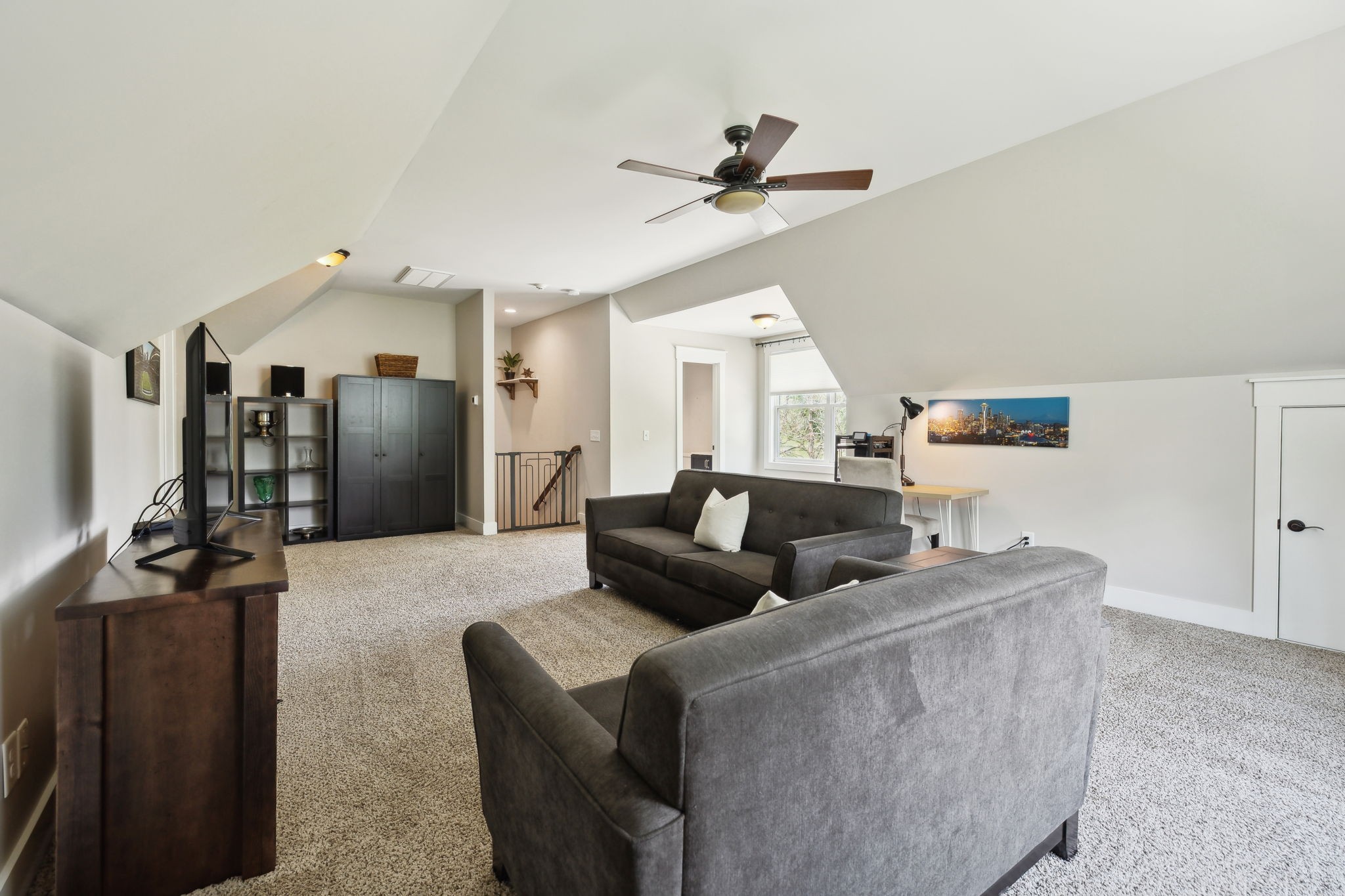 273 Halltown Road Cottontown, TN 37048 - Photo 44 of 65 a living room with furniture and a ceiling fan