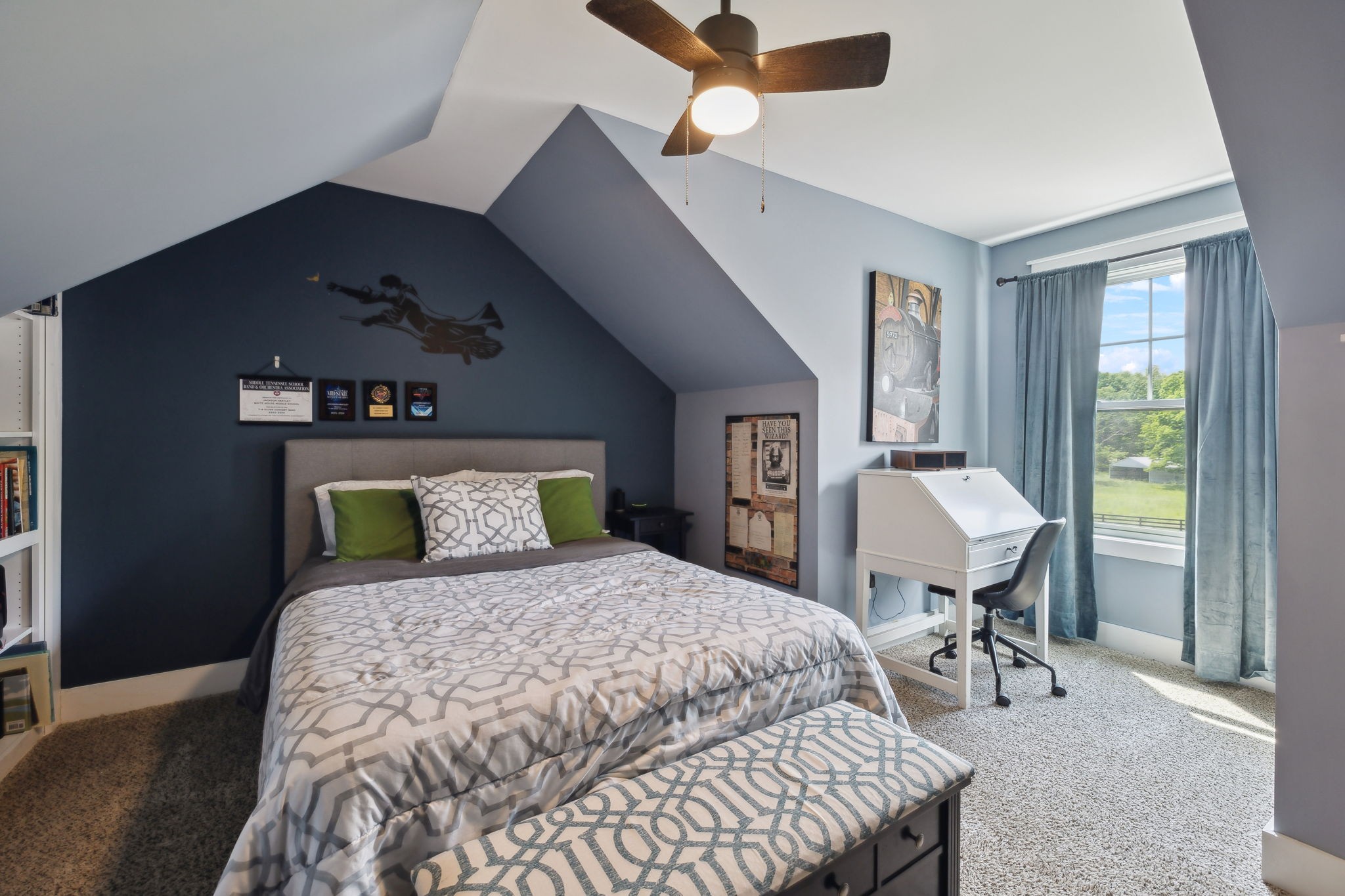 273 Halltown Road Cottontown, TN 37048 - Photo 48 of 65 a bedroom with a bed and a table in it