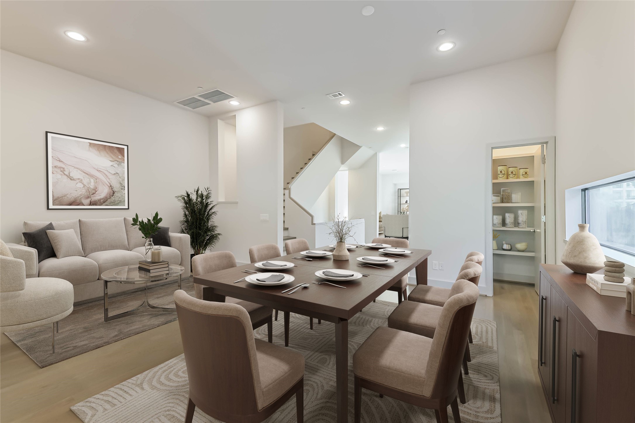 1509 Ruth Street Houston, TX 77004 - Photo 11 of 33 a dining room with furniture and wooden floor