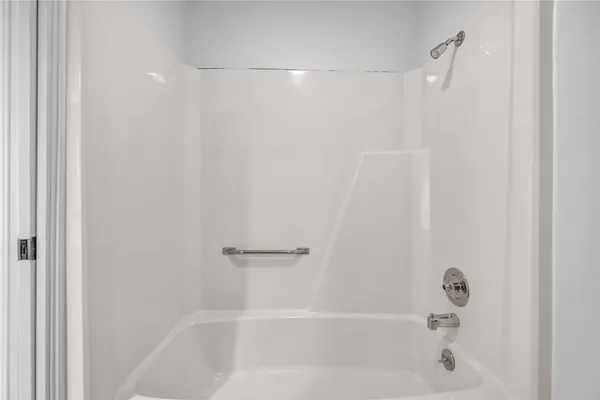 a close up of a bathtub