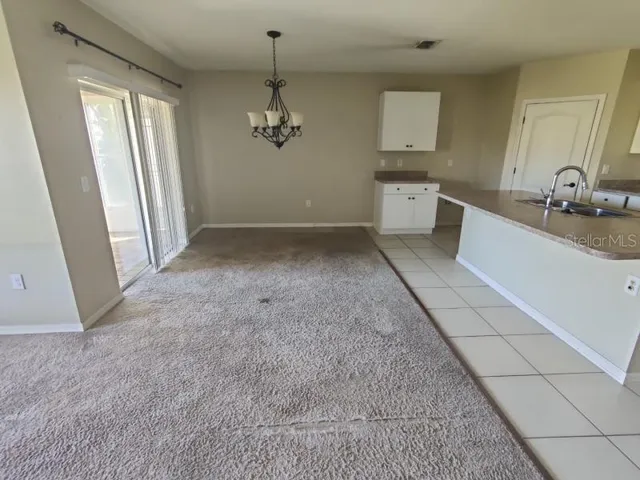 a view of a bathtub in a room