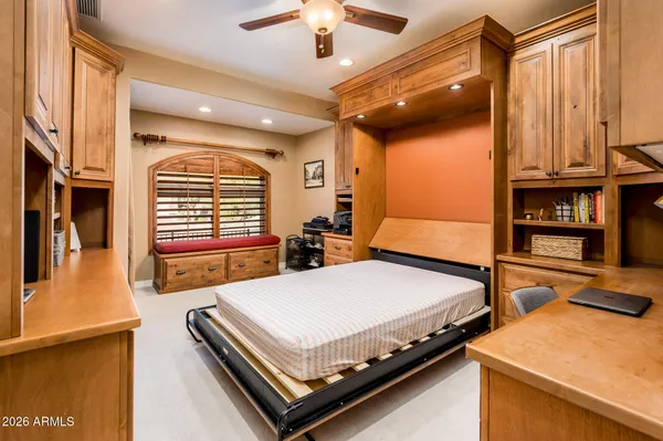 a room with gym equipment