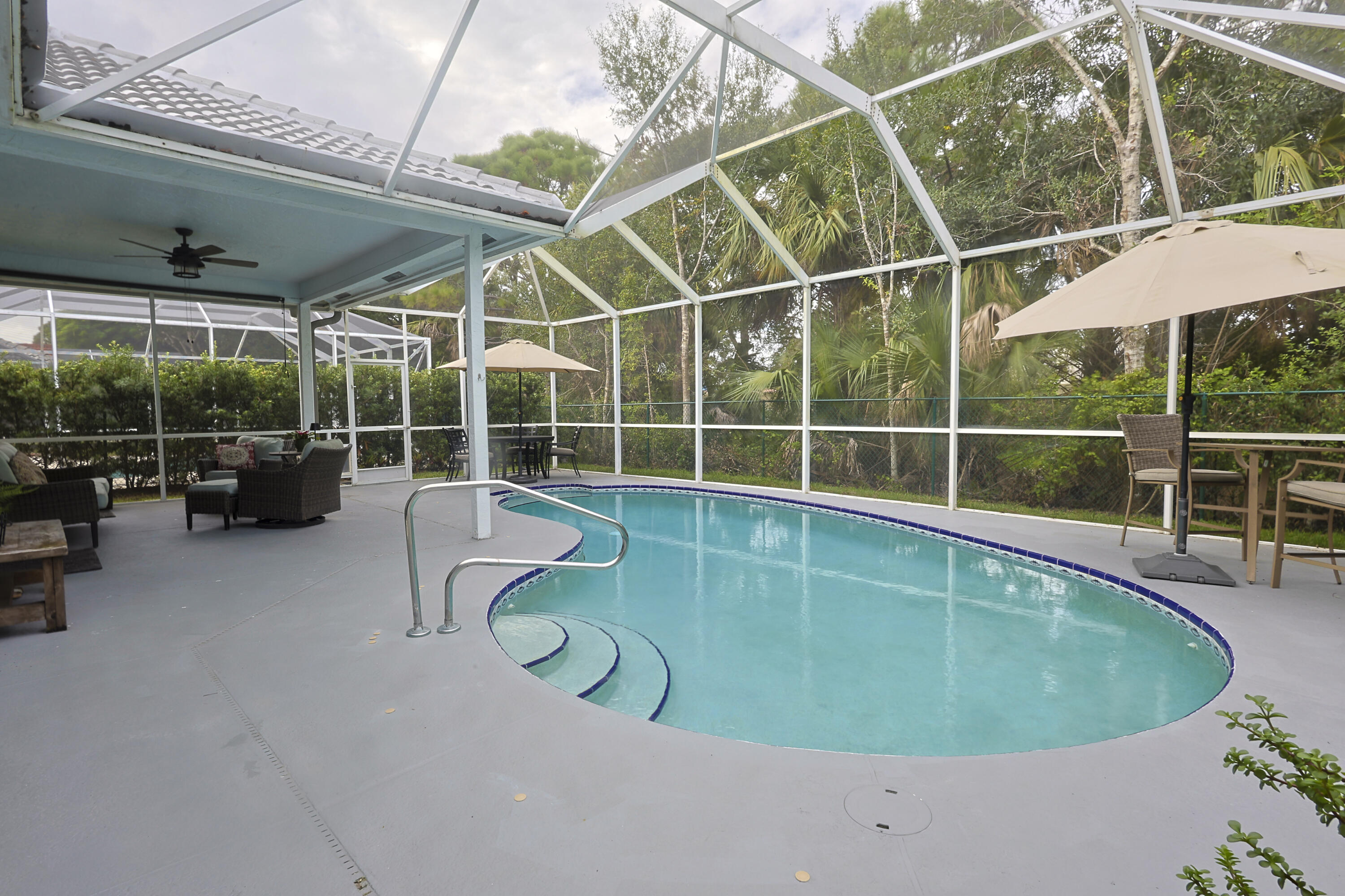 7205 Southeast Seagate Lane Stuart, FL 34997 - Photo 25 of 30 Screened Pool