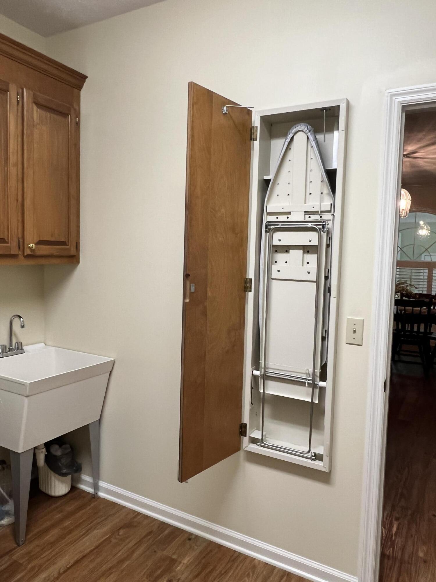 1443 Old Salem Road Thomson, GA 30824 - Photo 26 of 46 Laundry room built in ironing board & utility sink.