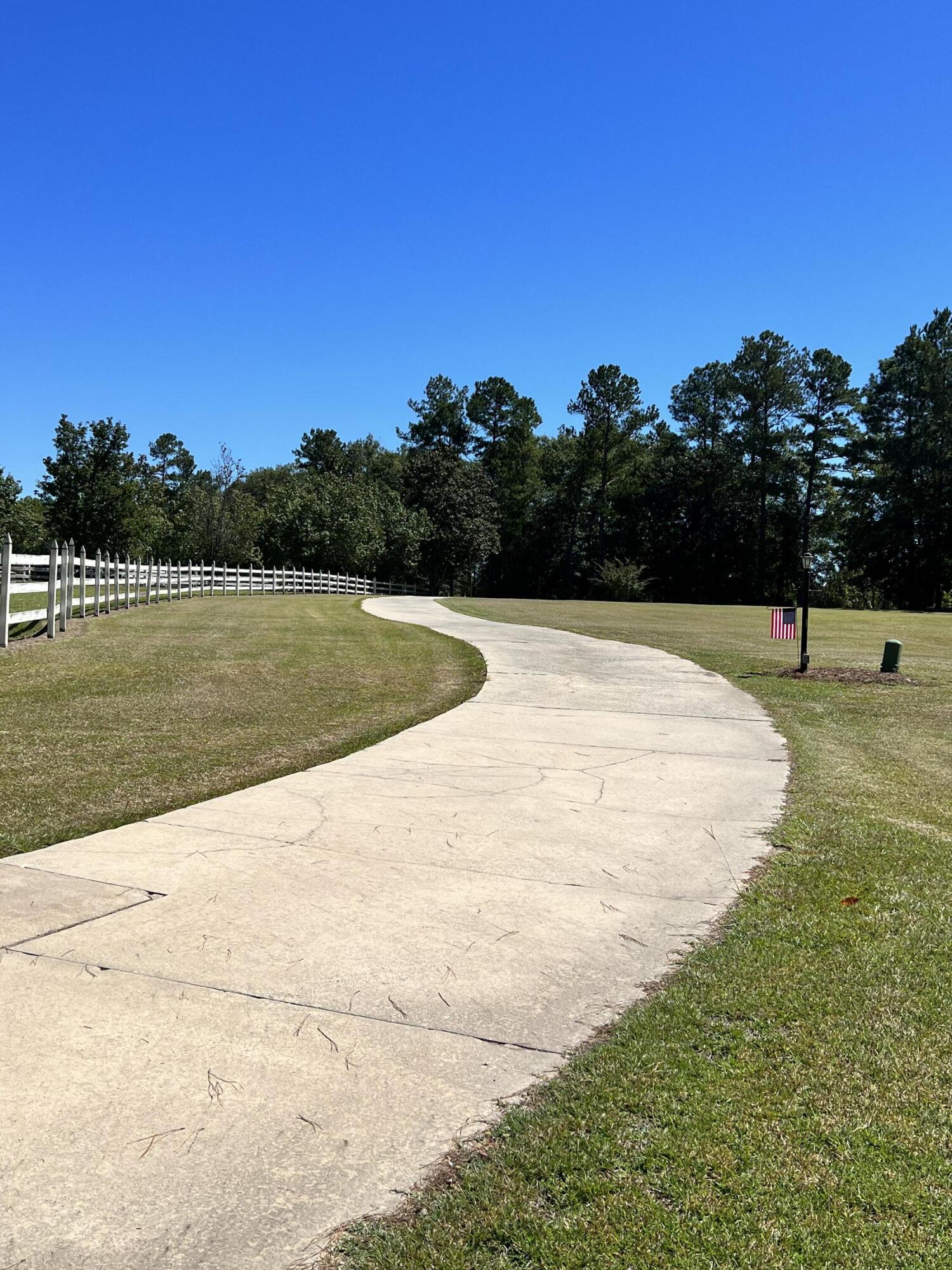 1443 Old Salem Road Thomson, GA 30824 - Photo 32 of 46 Long driveway with light post midway