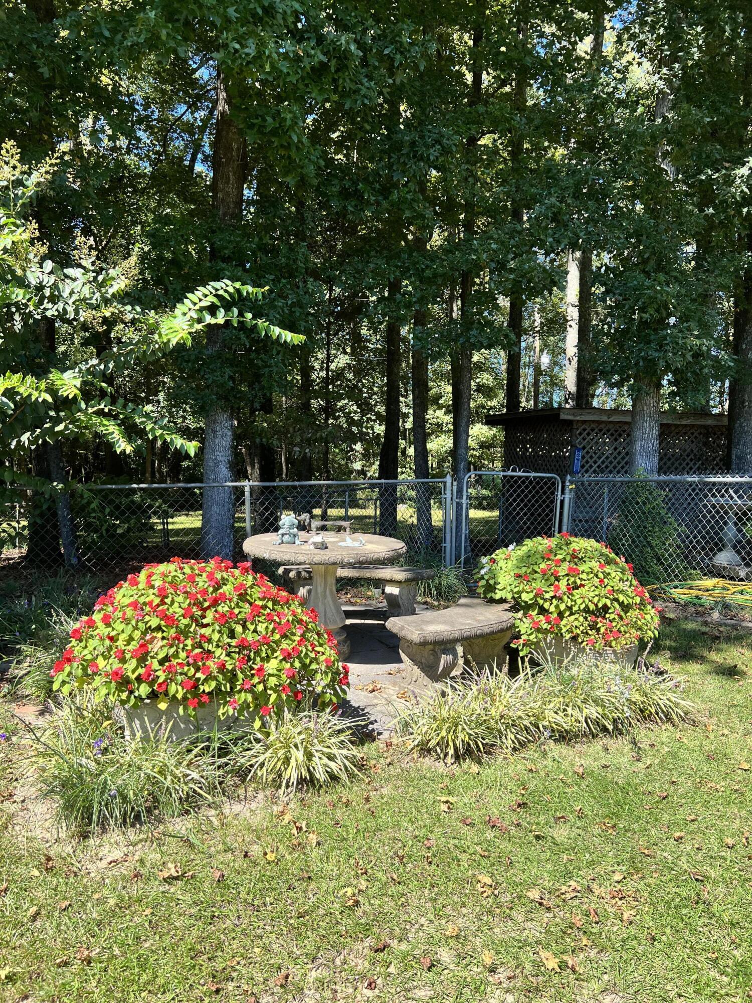 1443 Old Salem Road Thomson, GA 30824 - Photo 42 of 46 Garden sitting area in rear of yard.