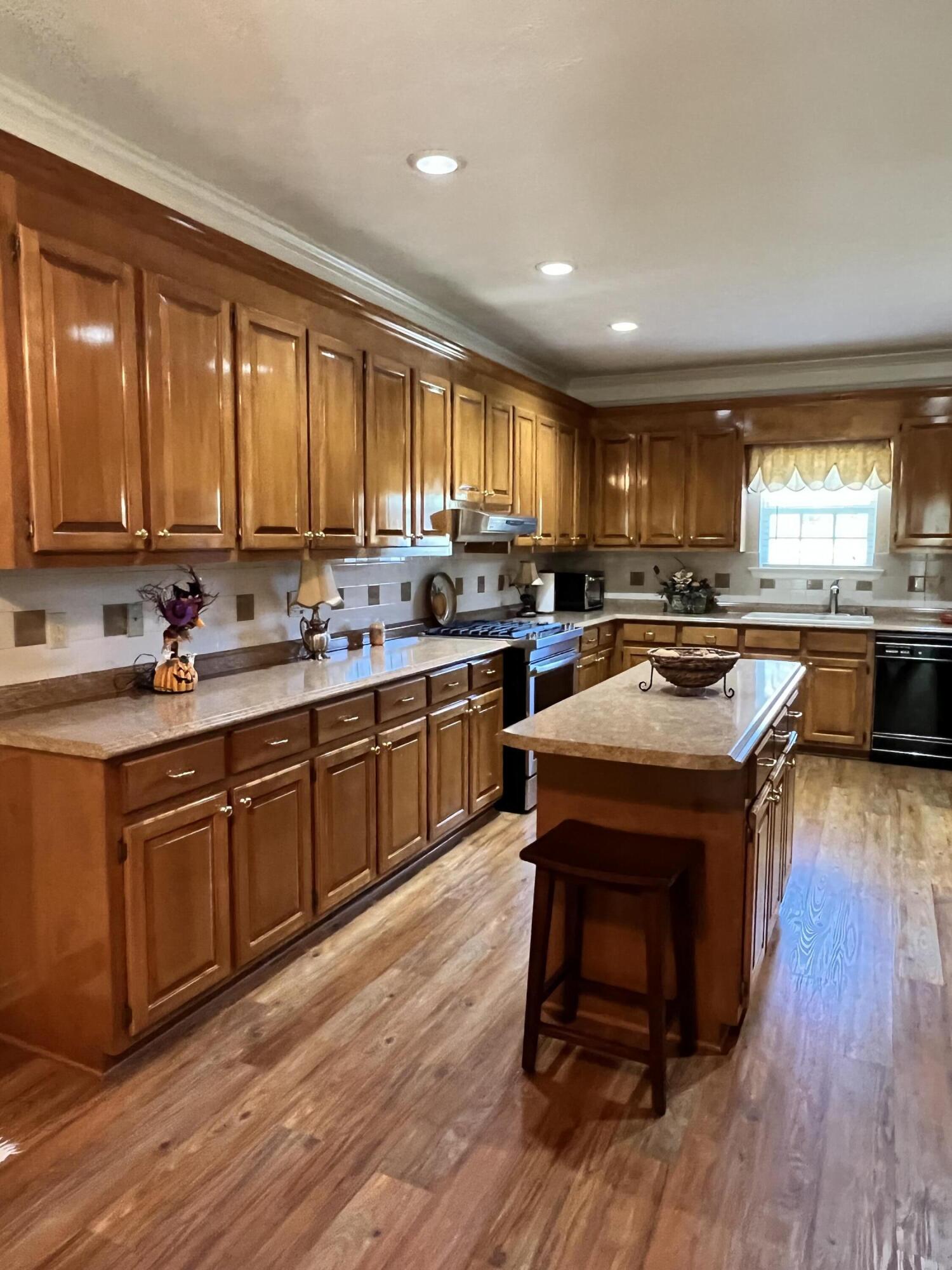 1443 Old Salem Road Thomson, GA 30824 - Photo 8 of 46 View of kitchen with lots of cabinets and counter tops.