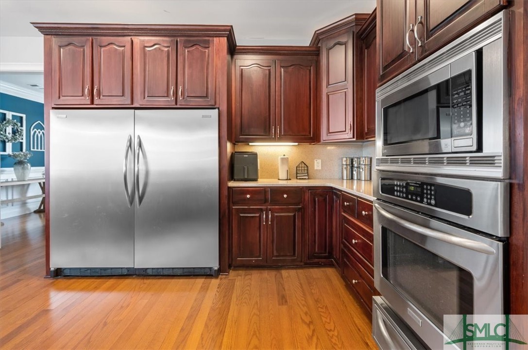 111 Stadium Drive Guyton, GA 31312 - Photo 15 of 50 Gourmet Kitchen ~ Sub Zero Refrigerator/Freezer