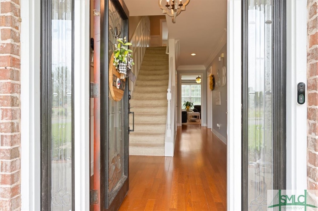 111 Stadium Drive Guyton, GA 31312 - Photo 4 of 50 Foyer Entry ~ Wood Flooring