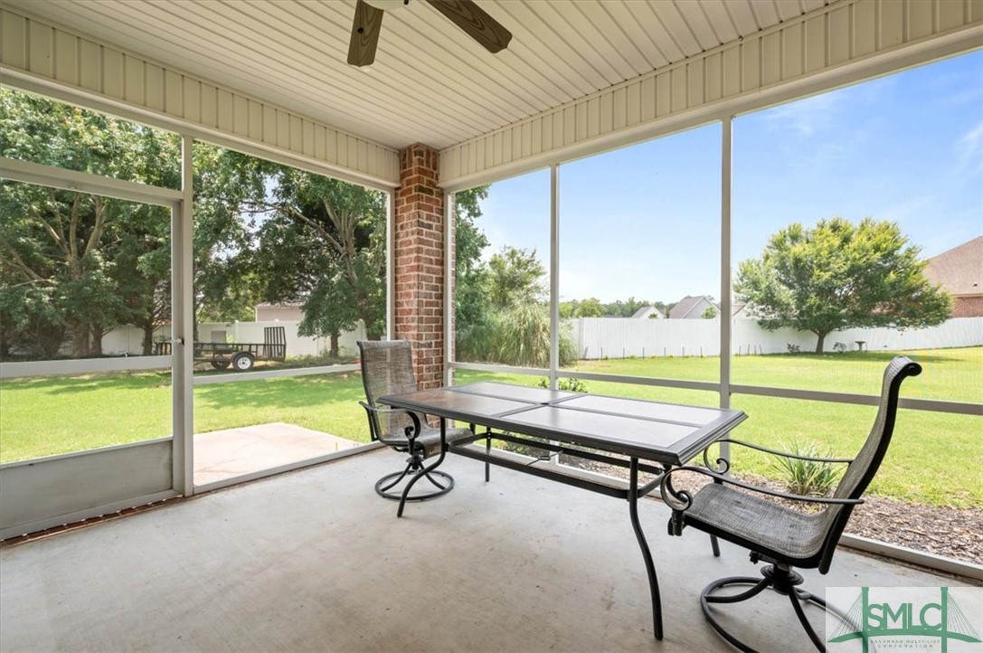 111 Stadium Drive Guyton, GA 31312 - Photo 43 of 50 Screened in Back Porch