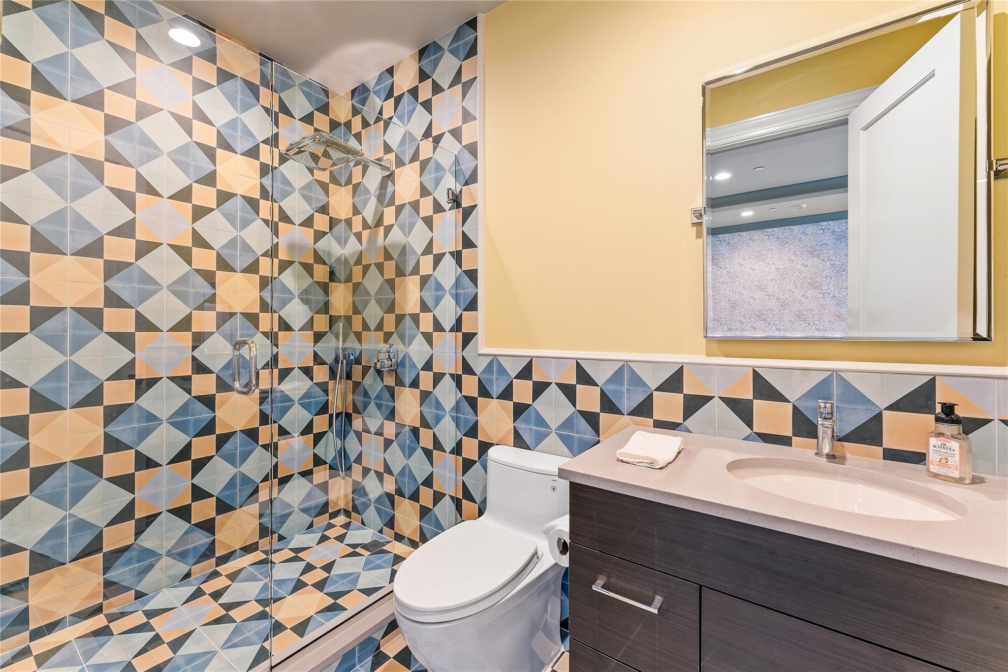 1 Duck Pond Road Scarsdale, NY 10583 - Photo 39 of 48 a bathroom with a sink toilet and shower