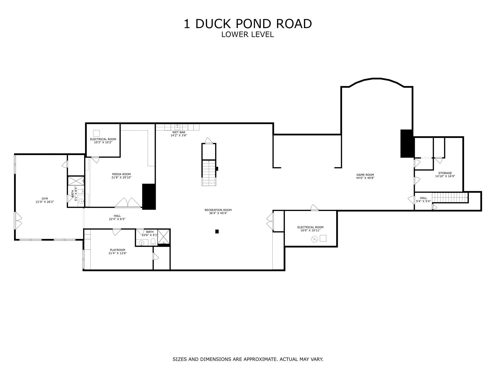 1 Duck Pond Road Scarsdale, NY 10583 - Photo 48 of 48 a picture of floor plan