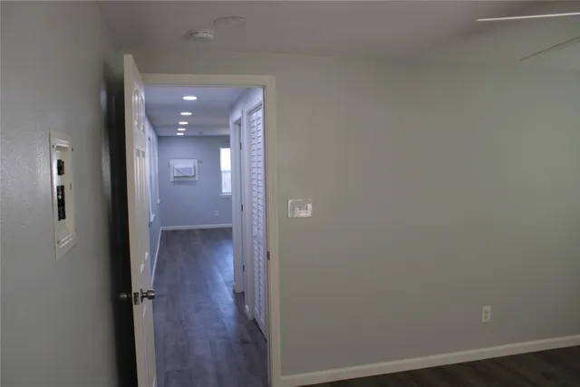 a view of a wooden fence