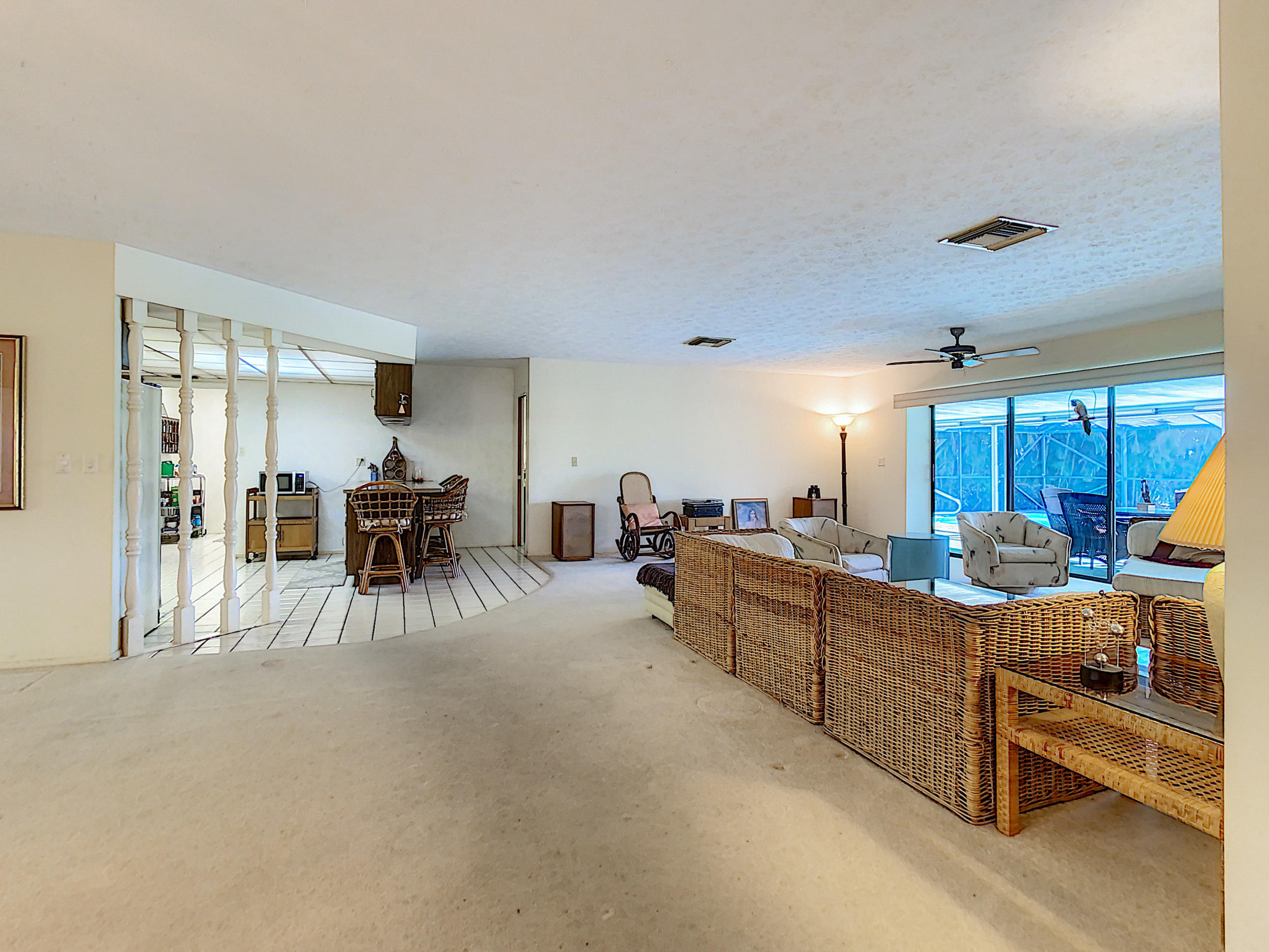 1520 Northwest Britt Road Stuart, FL 34994 - Photo 7 of 39 Living Room/Dining Room