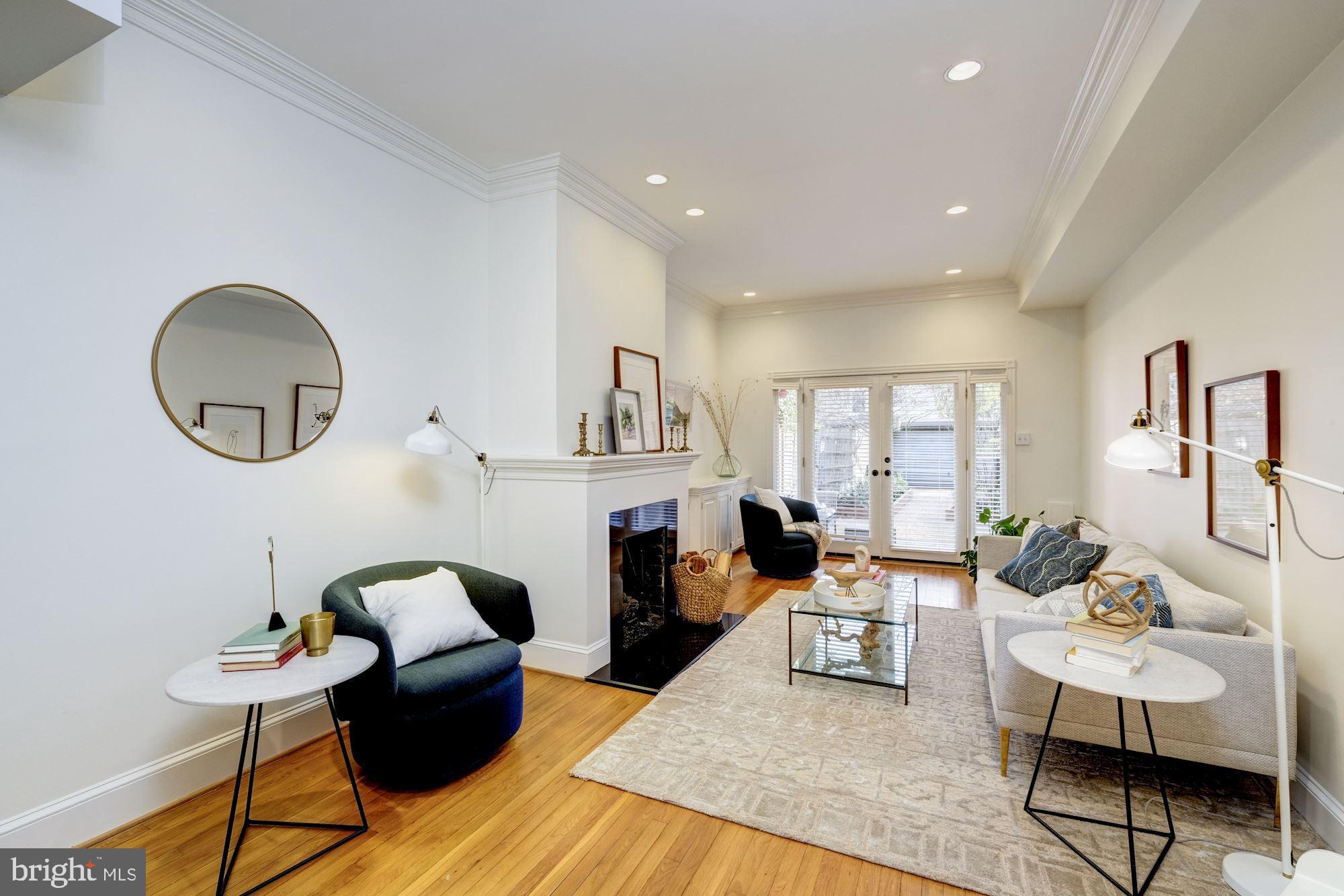 244 9th Street Southeast Washington, DC 20003 - Photo 9 of 28 french doors to spacious patio, garden, and parki
