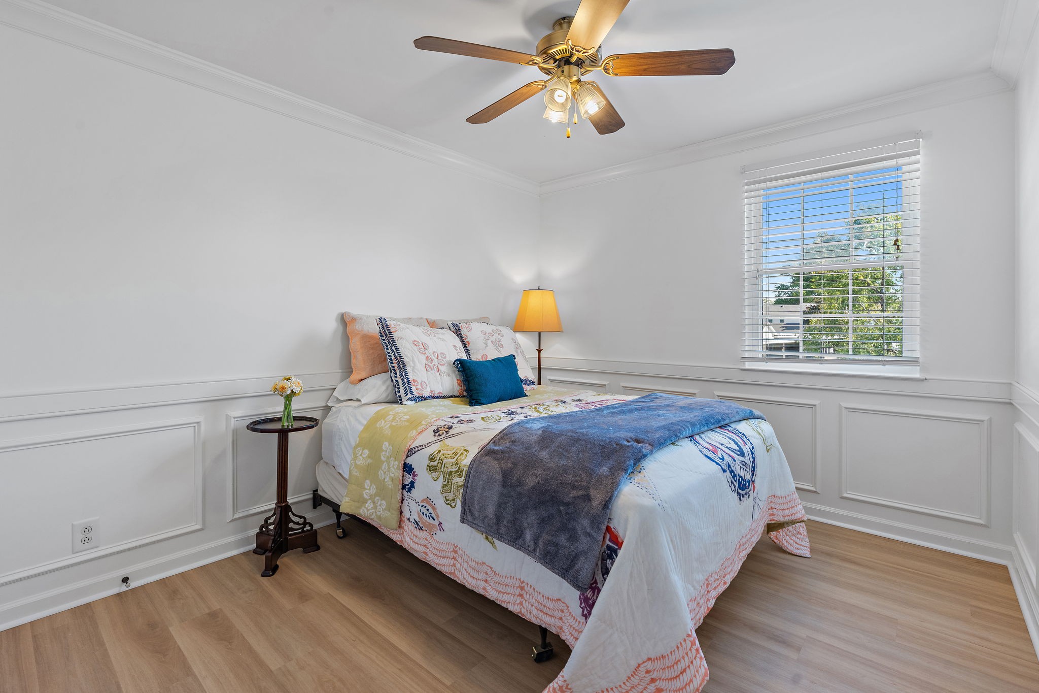 1082 General George Patton Road Nashville, TN 37221 - Photo 16 of 21 a bedroom with a bed and wooden floor