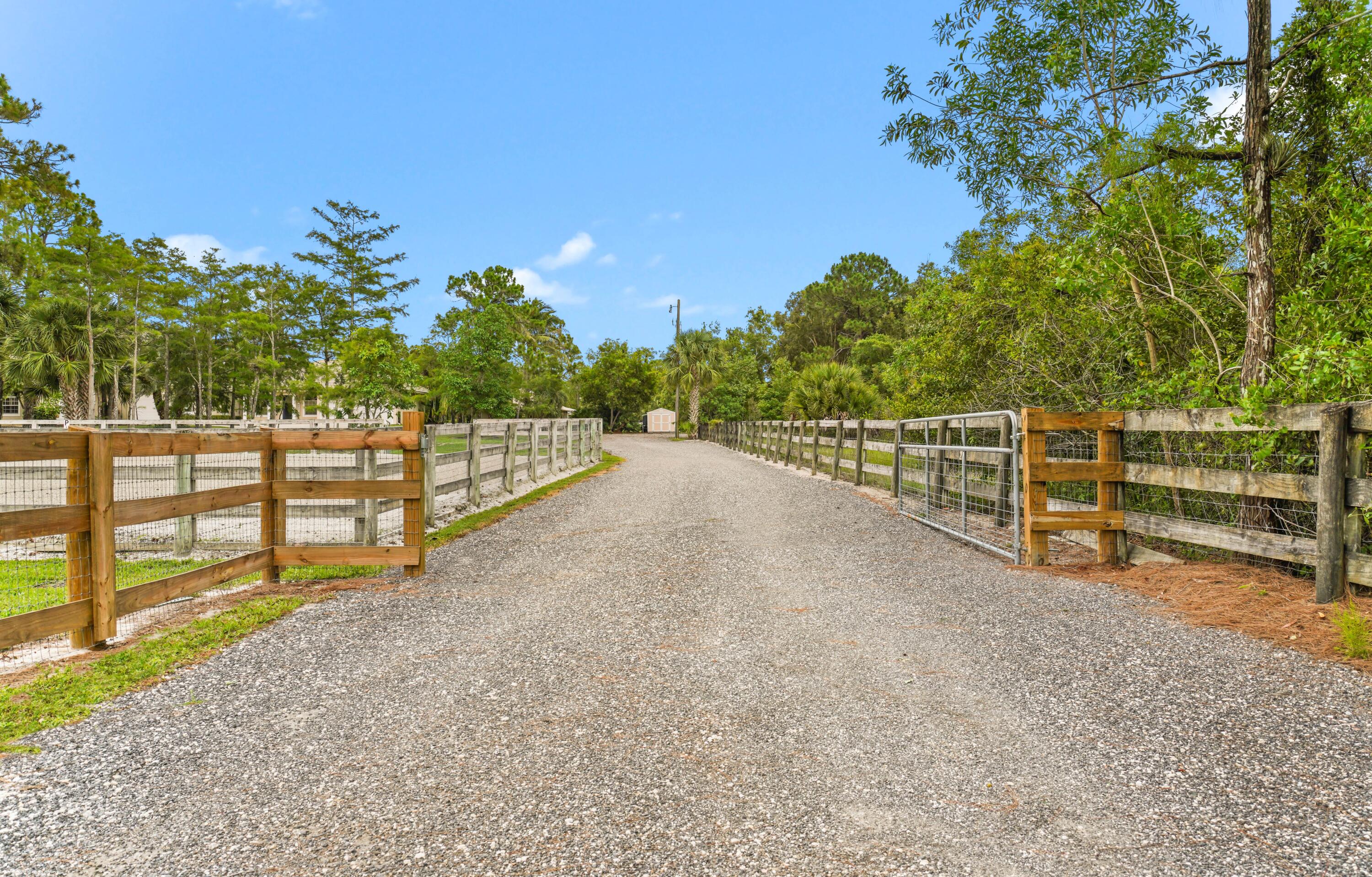2560 Buck Ridge Trail Loxahatchee, FL 33470 - Photo 64 of 65 Barn Driveway