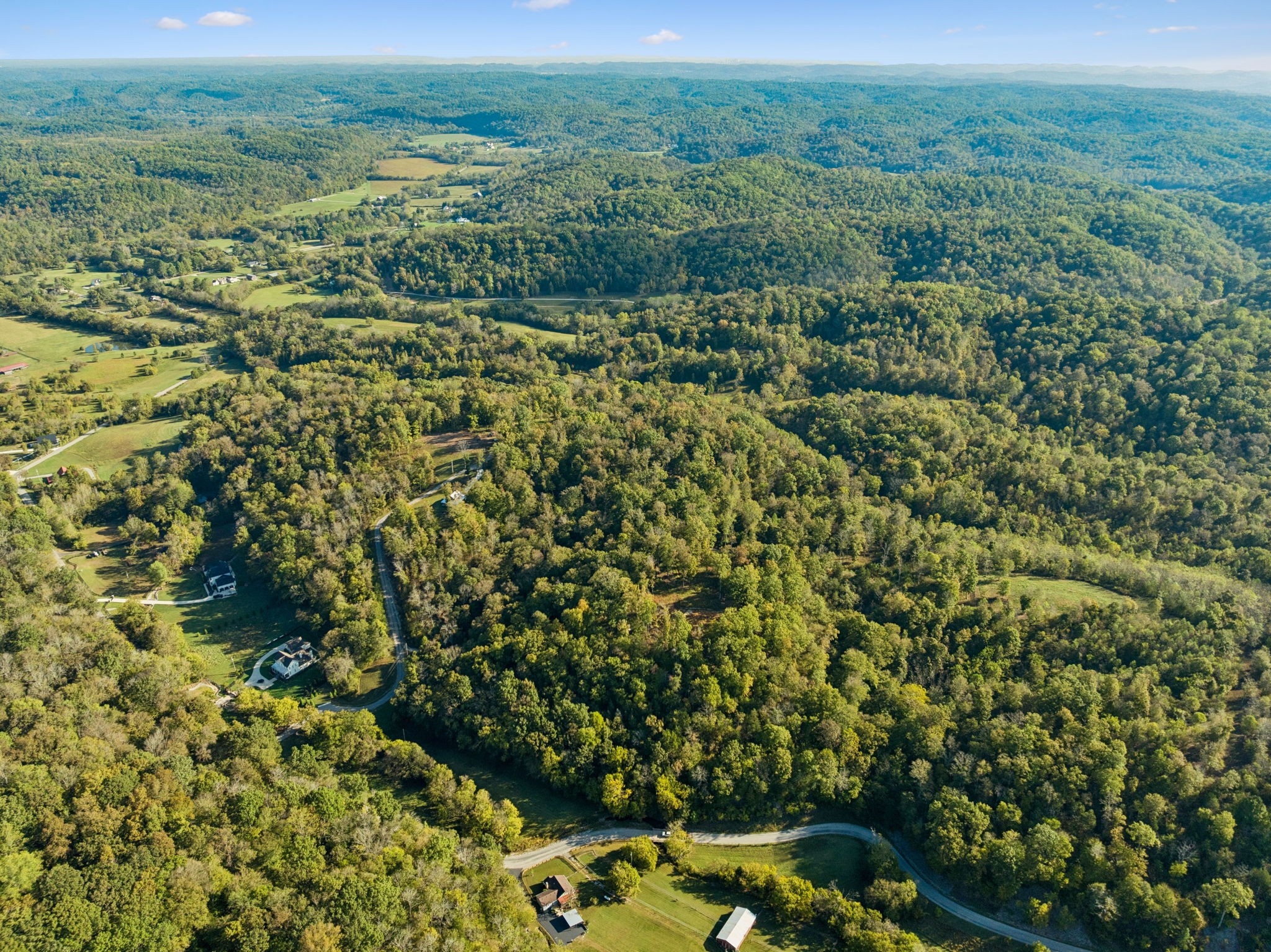 6017 Russell Ridge Lane Franklin, TN 37064 - Photo 14 of 73 an aerial view of a house with a yard