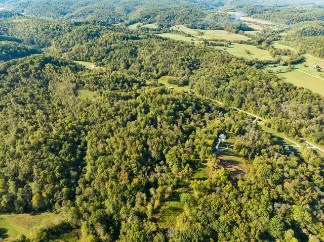a view of a green field