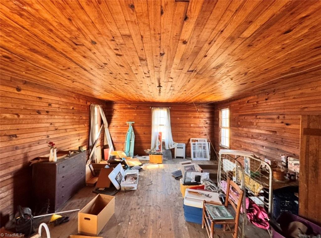 7246 Old US Highway 64 Trinity, NC 27370 - Photo 6 of 19 Upstairs rooms with beautiful walls and ceiling.