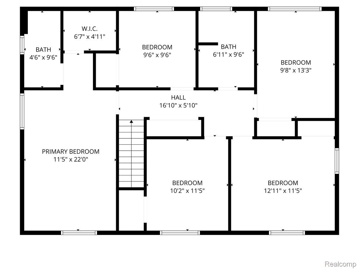 536 Rolling Rock Road Bloomfield Hills, MI 48304 - Photo 46 of 48 View of floor plan / room layout