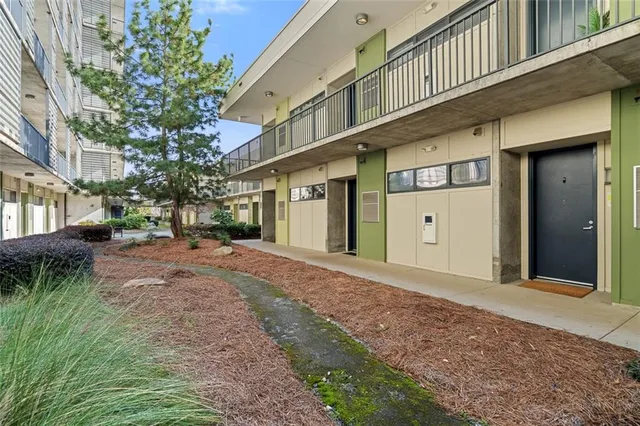 a view of a brick house