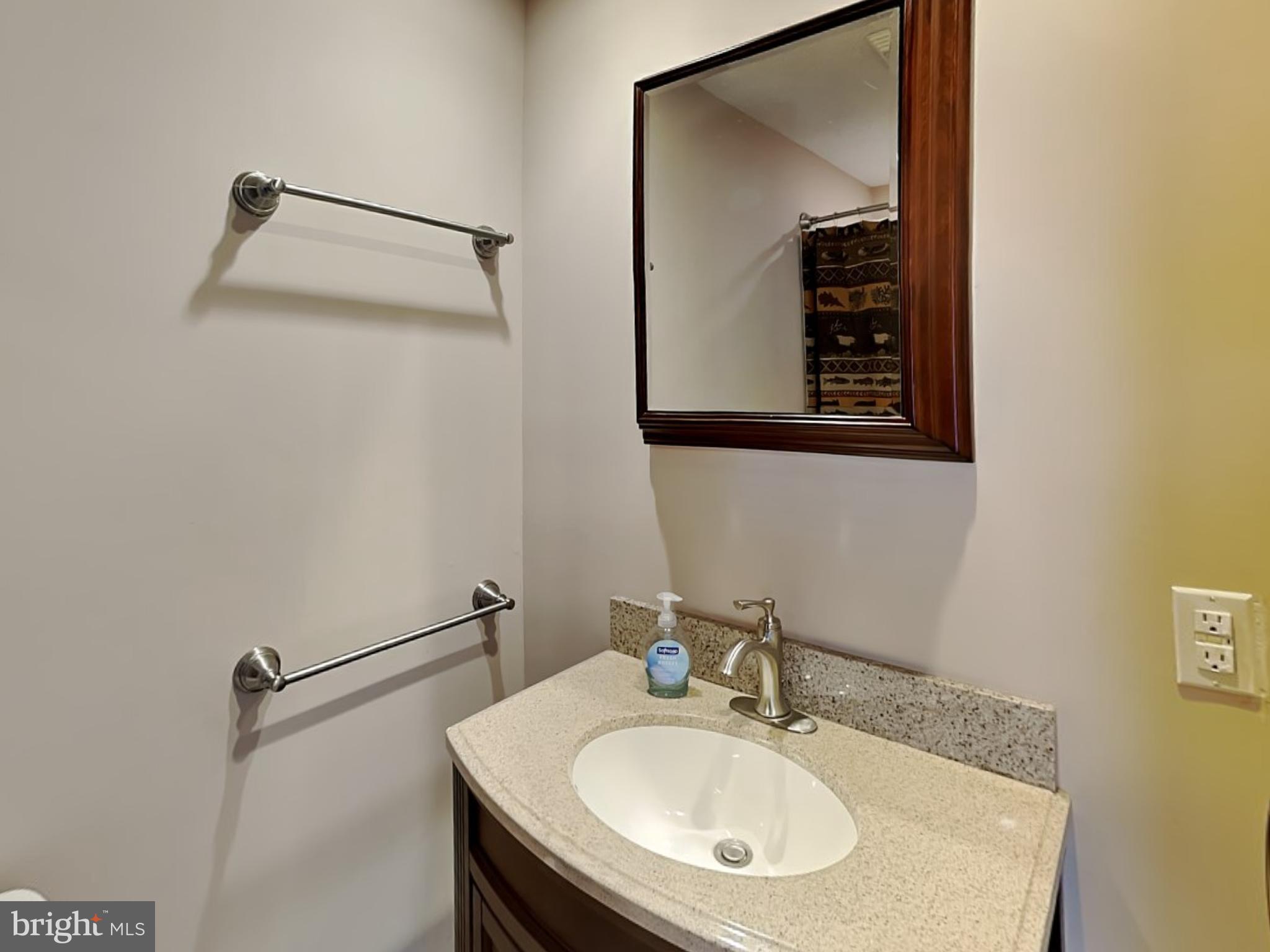 3067 Shingle Camp Road McHenry, MD 21541 - Photo 23 of 68 a bathroom with a sink and a mirror