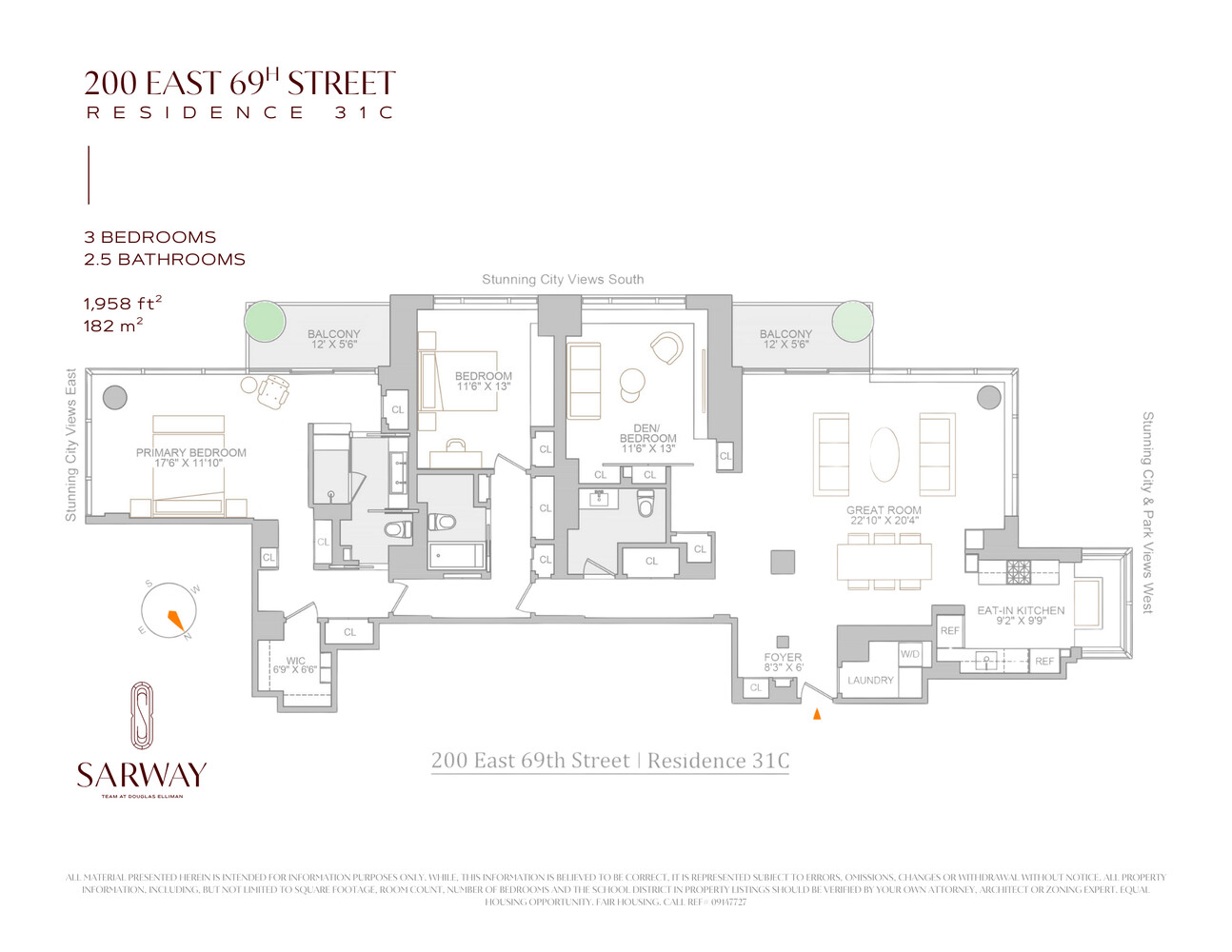 200 East 69th Street, Unit 31C Manhattan, NY 10021 - Photo 19 of 19 a picture of a black and white photo