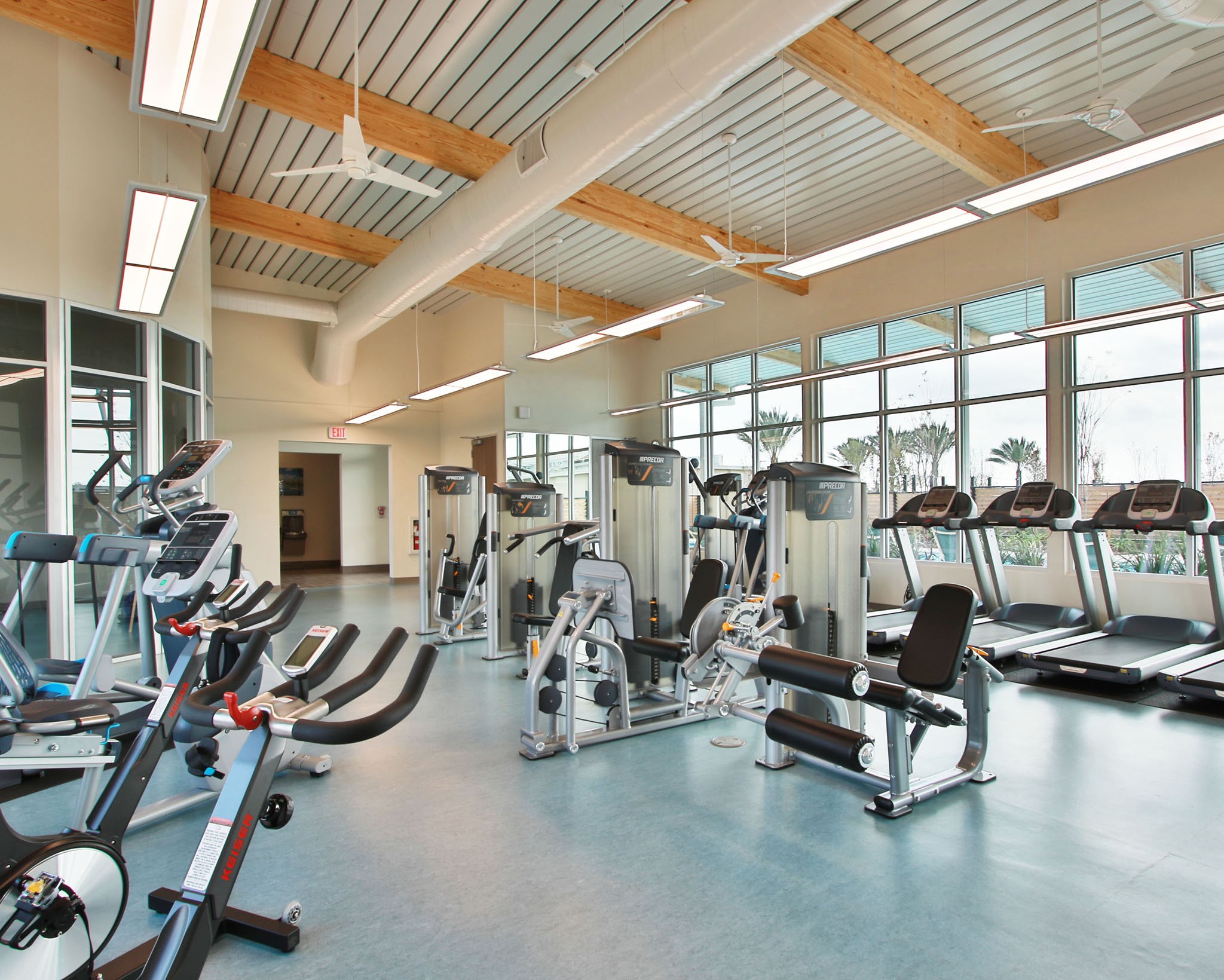 9115 Clear Water Trail Manvel, TX 77578 - Photo 6 of 13 a view of a room with gym equipment