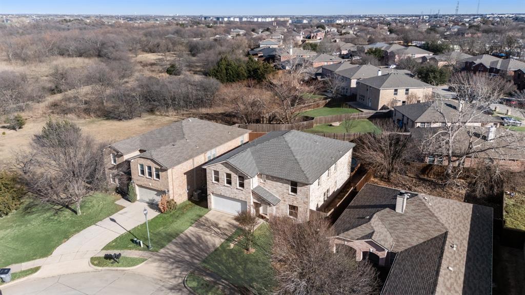 1609 Jester Court Little Elm, TX 75036 - Photo 34 of 34 an aerial view of a house with a big yard