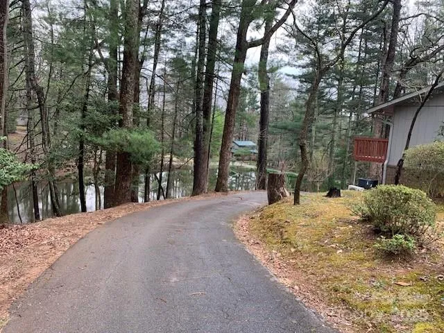 a street view covered with snow