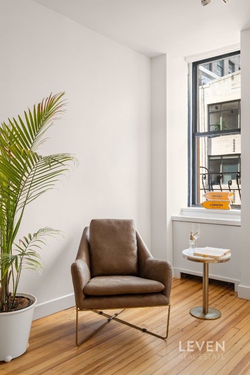 19 Murray Street, Unit LOFT 4 Manhattan, NY 10007 - Photo 3 of 13 a living room with furniture and a potted plant